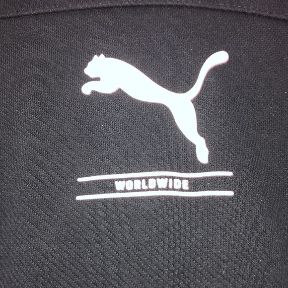 Puma hoodie black cropped logo athlesiure - Picture 5 of 10